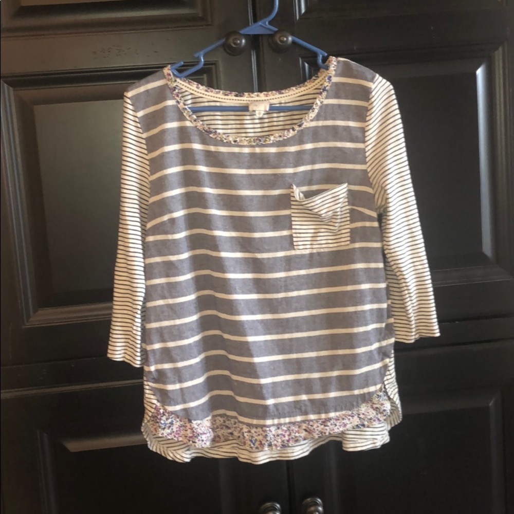 Anthropologie Mixed Pattern Shirt